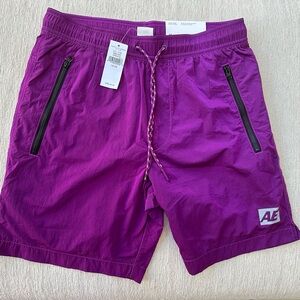 American Eagle Men's Nylon Running Jogger Shorts